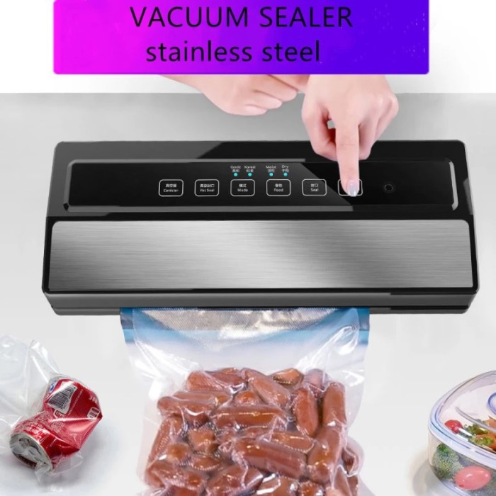 Promo Vacuum Sealer Alat Mesin Pres Penghisap Plastik Makanan Vacum Vakum Terbaru