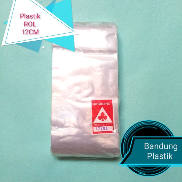

Promo Plastik Roll Rollan Lebar 12Cm Pp 03 / Rol Panjang / Per Pak Terbaru