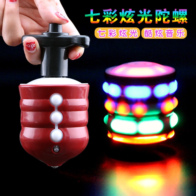 Gasing lampu Mainan Anak Gasing beyblade lampu Karakter Kartun Lampu dan Musik