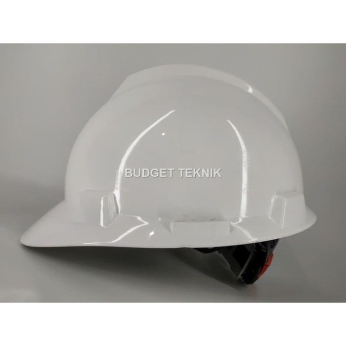 Helm Safety Proyek Merk Msa, Fastrack, Tali Dagu (Lokal) Warna Putih