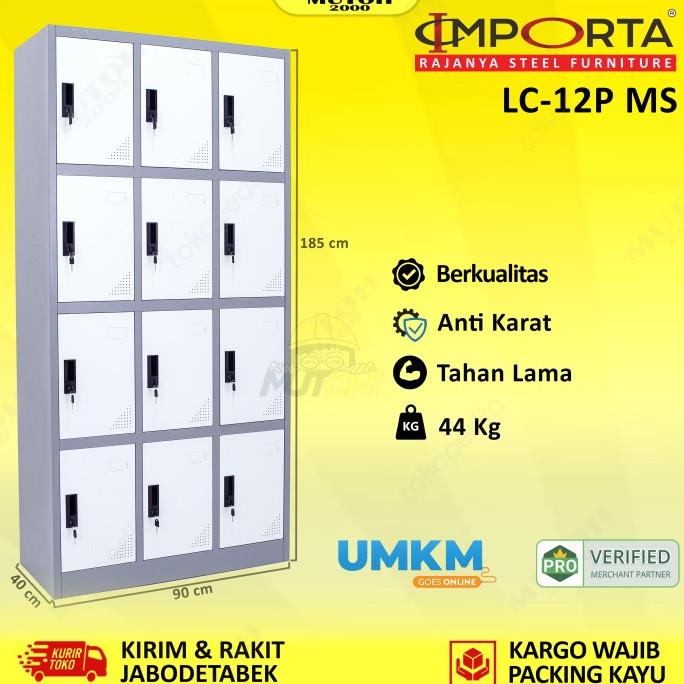 

Importa Lc-12P Bt Ms Loker Besi 12 Pintu Locker 12 Pintu Full Plat Pengiriman Cepat
