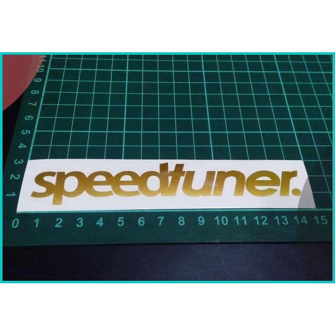 

Cutting Sticker Speedtuner Gold 15x3cm 20JVLZ3 tools n parts