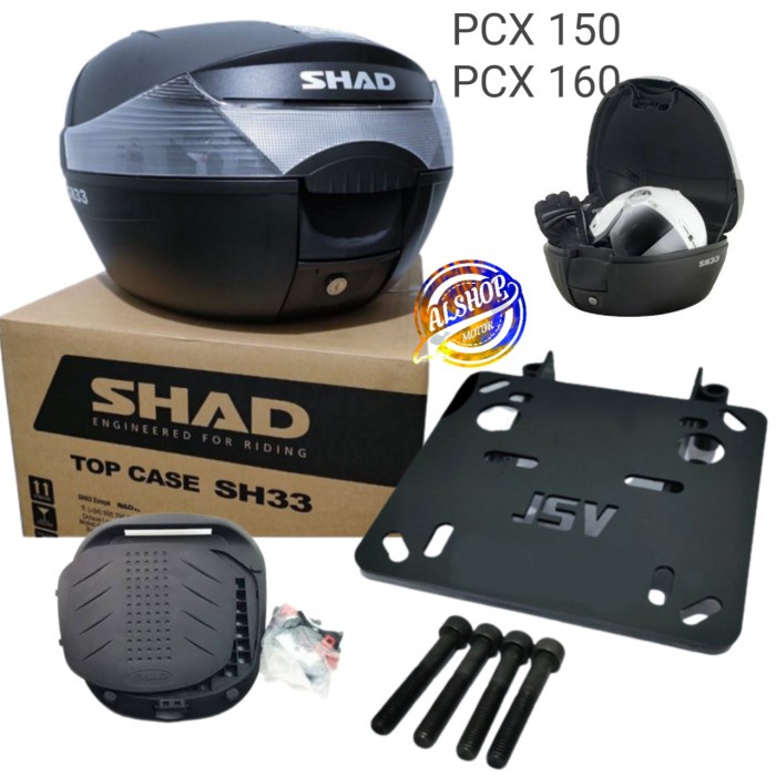 ✨Termurah Paketan Box Shad Sh33 Sh 33 Dan Breket Box Honda Pcx 150 New Pcx 160 Terbatas