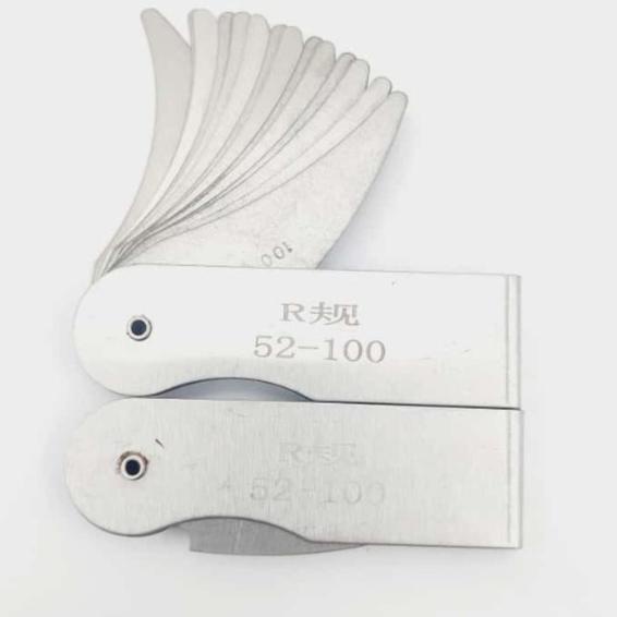 alat ukur sudut porting blok radius gauge 25 100mm Kode 848