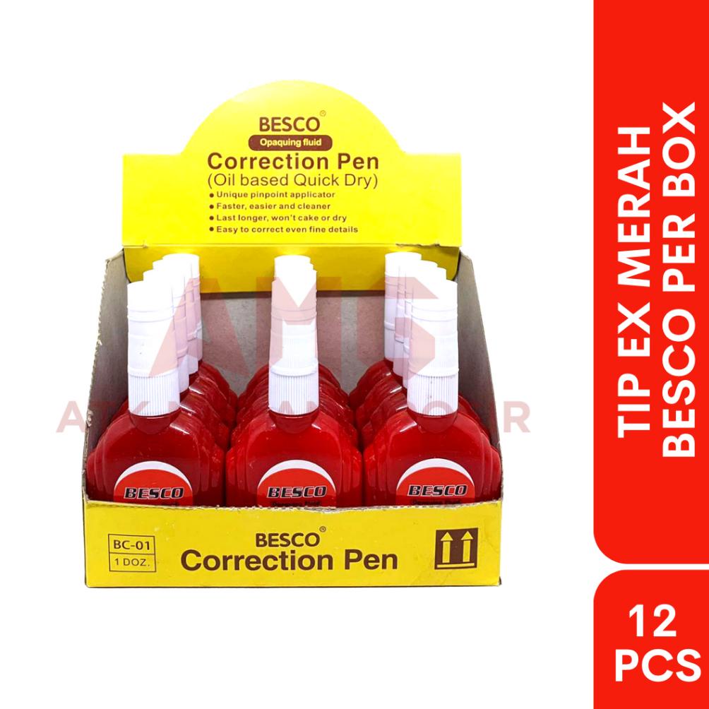 

Terlaris TIP EX CORRECTION NANO PER BOX ISI 12PCS .,
