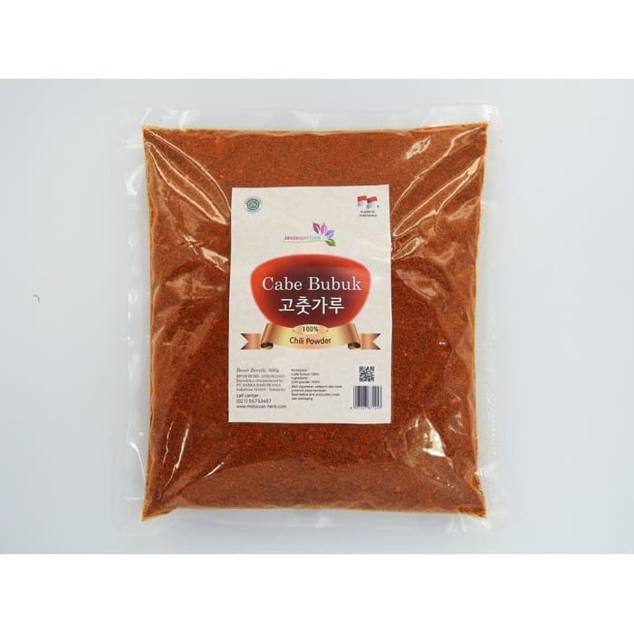 

Gochugaru Java Food Halal 1Kg / Cabe Bubuk Korea / Gochukaru / Cabe Bubuk Kasar / Cabe Bubuk Halus /