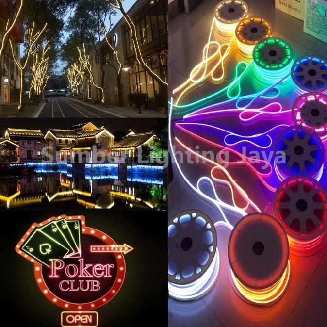 lampu Led neon flex smd 2835 120Leds per meter khusus meteran