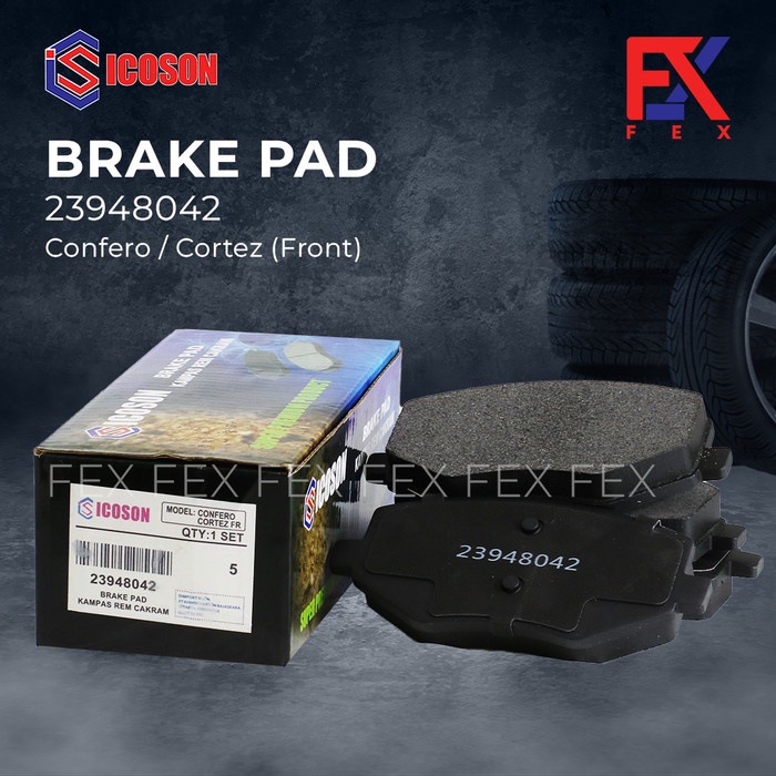 Cod Icoson Brake Pad (Kampas Rem) Depan Wuling Confero / Cortez Front Kode Hm324
