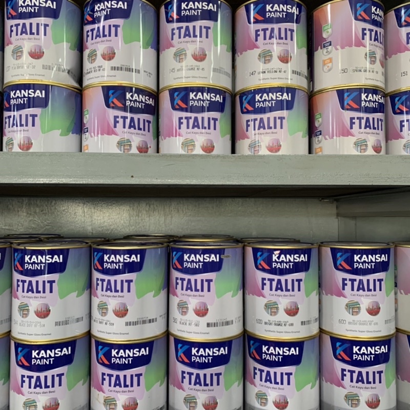 

Cat Ftalit Gloss / Se Gloss / Doff / Primer Kansai Paint (Cat Nyak Untuk Kayu Dan Besi) 2