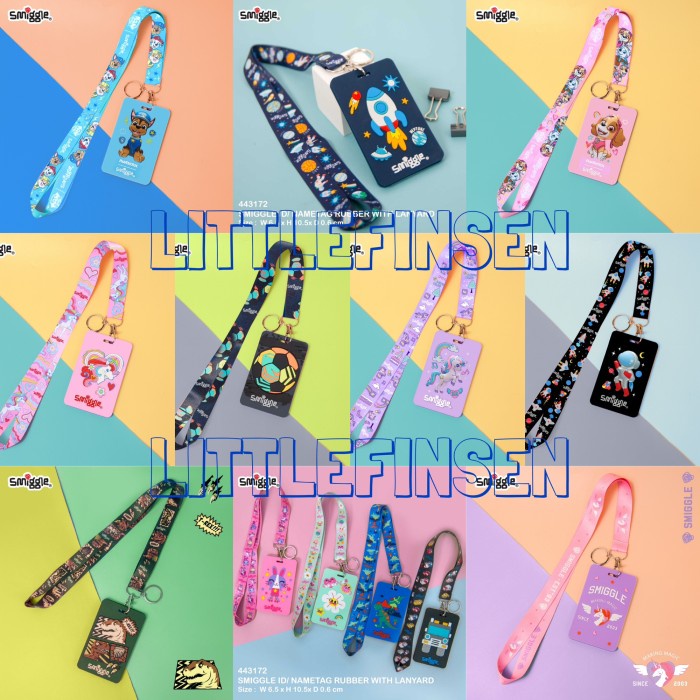 

Smiggle Id Card Lanyard/Smiggle Name Tag+Tali/Smiggle Name Tag Promo Terbaru