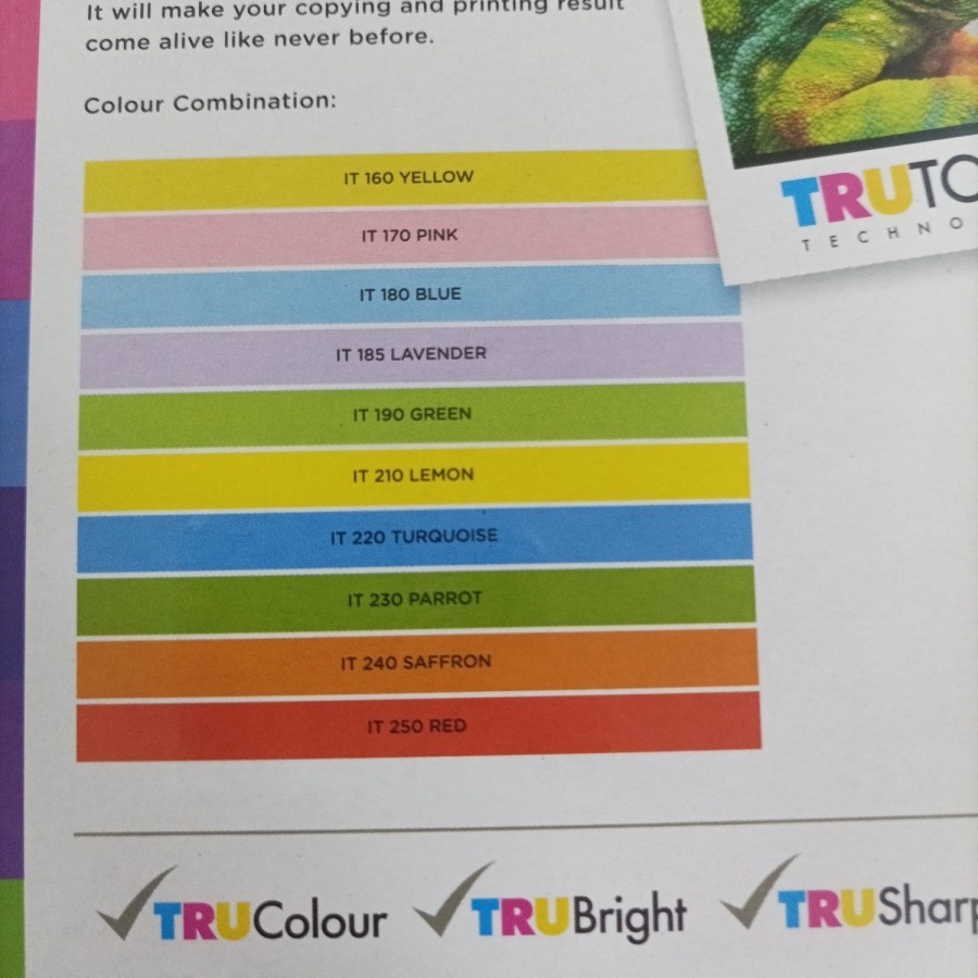 

Sidu Kertas Hvs Warna Rainbow A4 80 Gr 250 Lembar 10 Warna