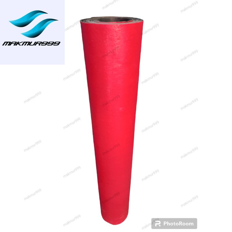 karpet talang air merah hitam / bonet 110cm per 1 meter