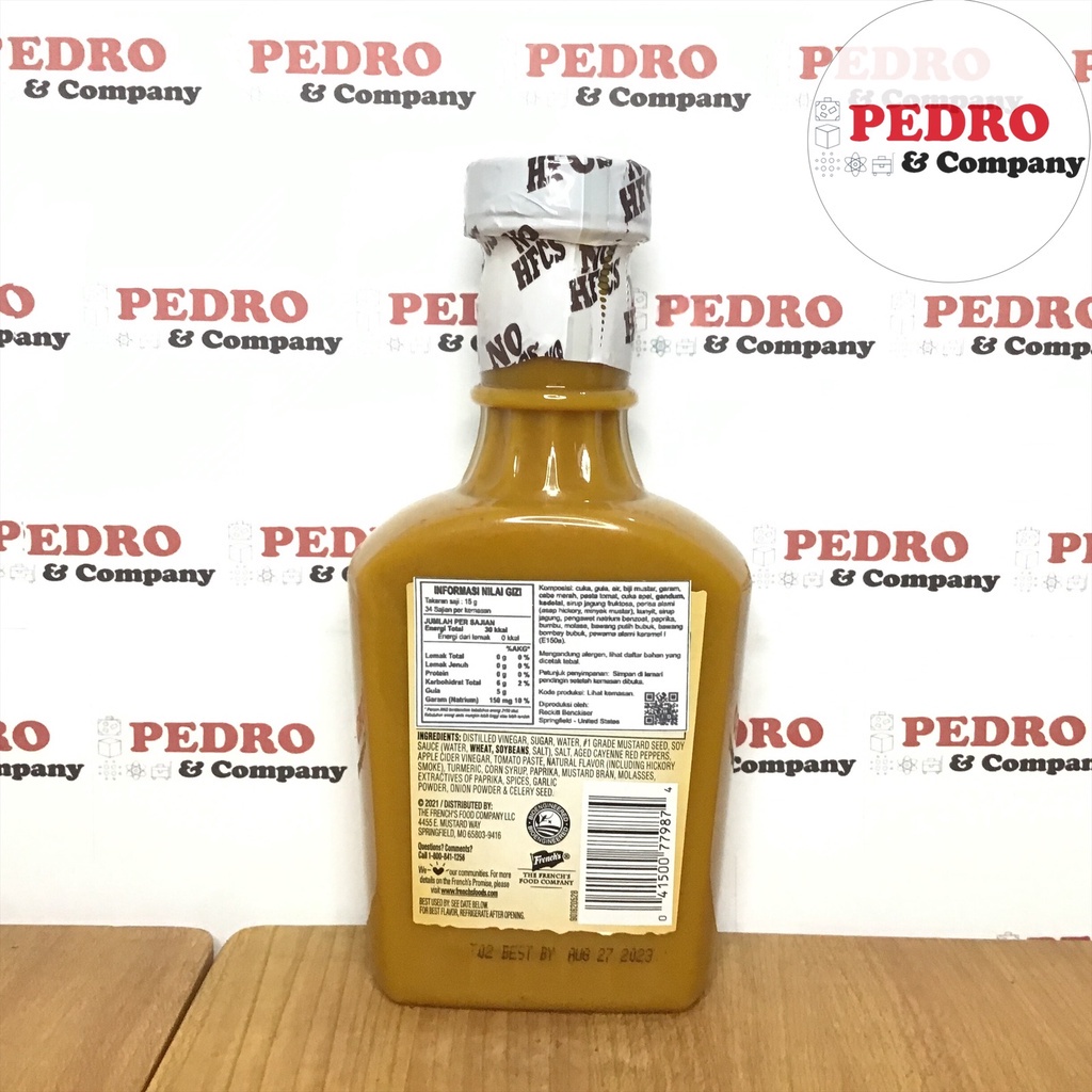 

French Cattlemen Bbq Sauce Carolina Tangy Gold 510 Gram Barbecue Saos - Frenchs Cattlemens