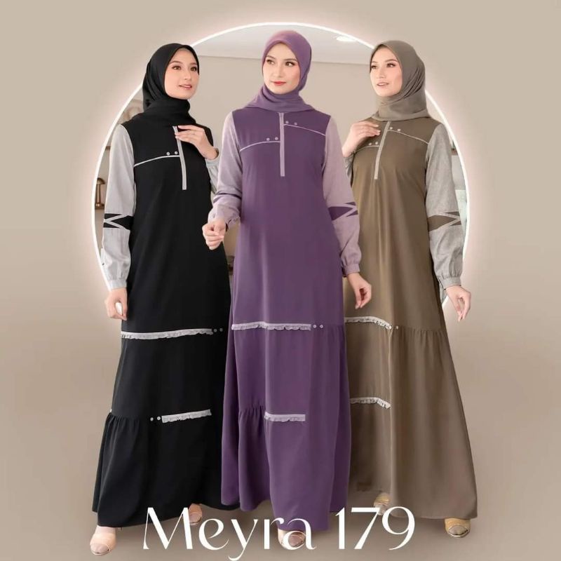 Gamis SEPLY Meyra 179 Terbaru Original