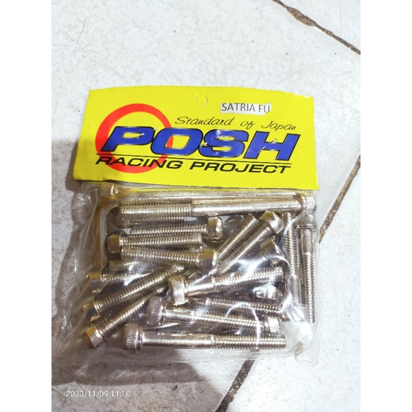 baut blok mesin nekel satria fu baut blok mesin satria fu baut blok mesin kunci L motor satria fu