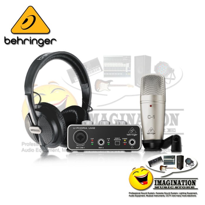 Behringer U-Phoria Studio Recording Bundle