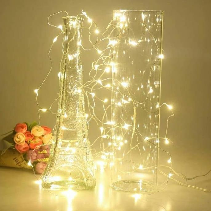 berkualitas Lampu Led Tumblr dekorasi kawat 10M - lampu natal indoor outdoor sale