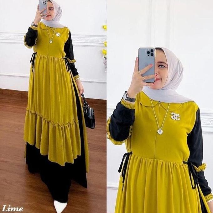 Baju Gamis Wanita Gamis Syari Wanita Jubah Muslim Long Dress Terbaru