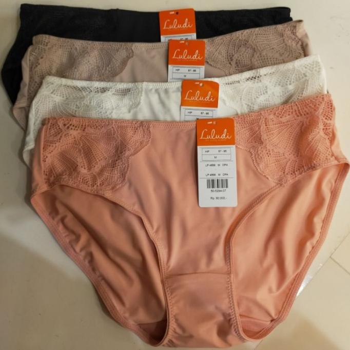 SALEORIGINAL LULUDI WACOAL MIDI PANTY CELANA DALAM RENDA SAMPING