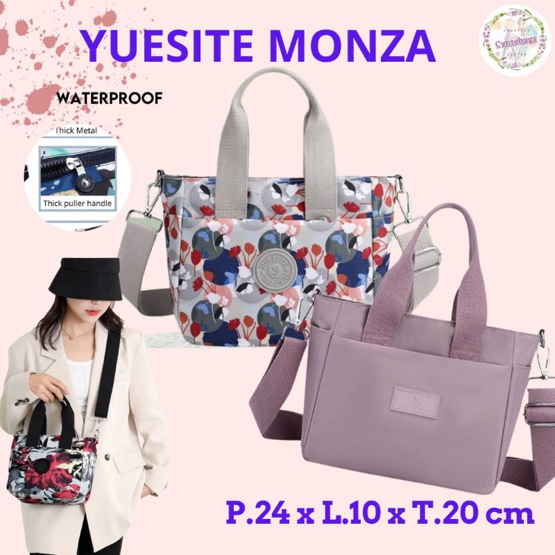 TAS YUESITE MONZA HT ORIGINAL HANDBAG TENTENG SELEMPANG WANITA CYUTEBAGS