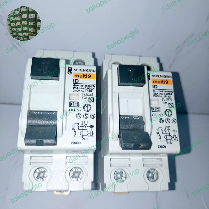 Elcb/Rccb Id Merlin Gerin 2P 25A 30Ma