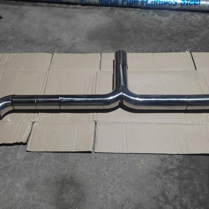 Cod - Baru Pipa Cabang 3 Buat Knalpot Mobil Kode 043