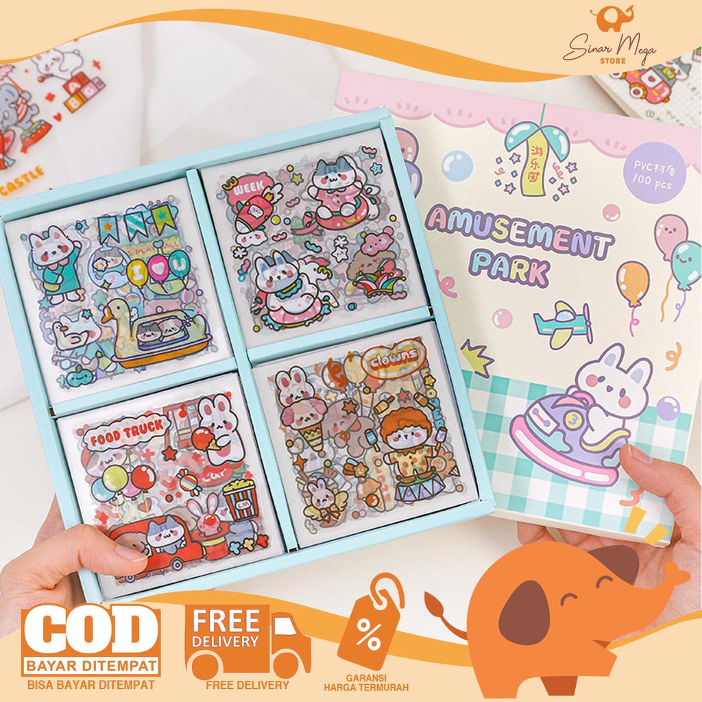 

Cocoa Dreamland Deco Stiers Collection Box Set / Stier Stiker Box Set Diary Deco / Stiker Tempel