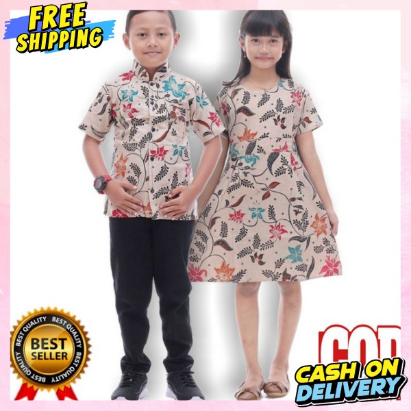 Bj Anak Natalan Kekinian Gaun Birthday Party Bocah Cewe Dress Batik Fashion Anak Dresh Ank Kecil Per