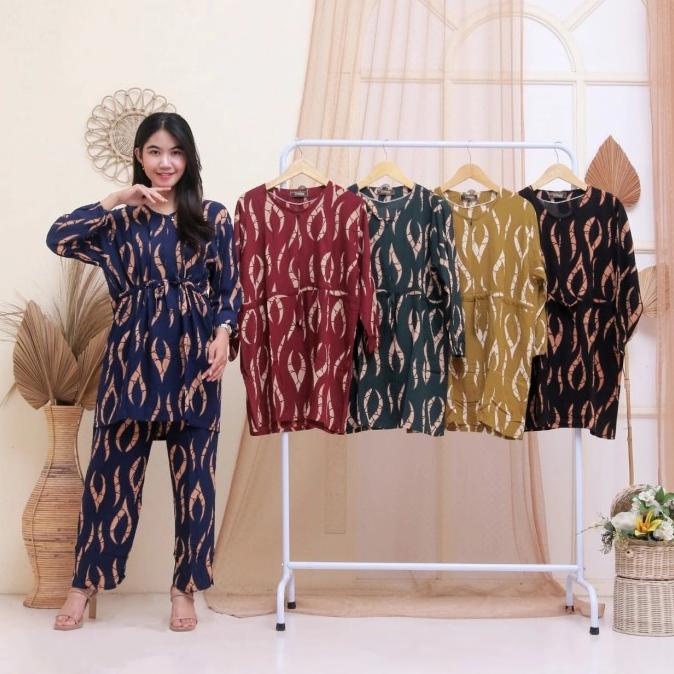 Baju setelan batik pekalongan