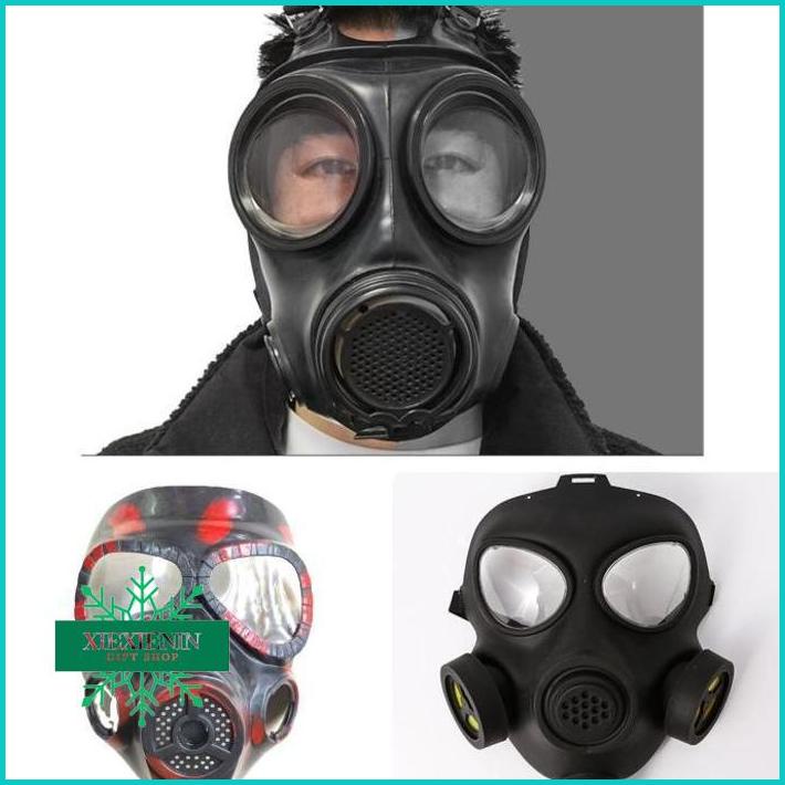 XIEXIENIN Topeng Halloween Gas Mask Cosplay Tentara Topeng Army Grosir Murah
