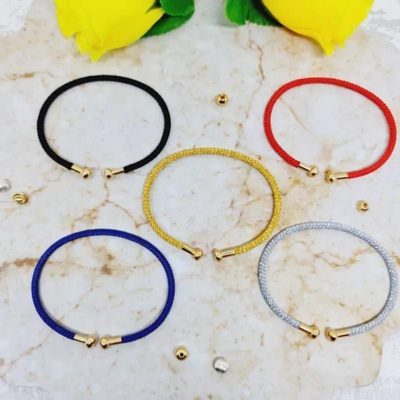 Gelang Tali Kawat Anti Air Untuk Charm Liontin Emas Model Terbaru
