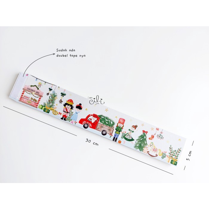 

hanya disini] (BELT GIRLY ) toples jar selongsong natal merry christmas 5 cm x 30 cm