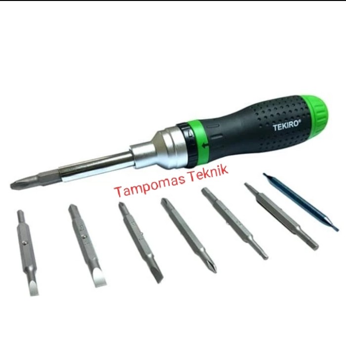 Promo Obeng Rachet Tekiro Set 19In1 Obeng Bolak Balik Tekiro 19 In 1