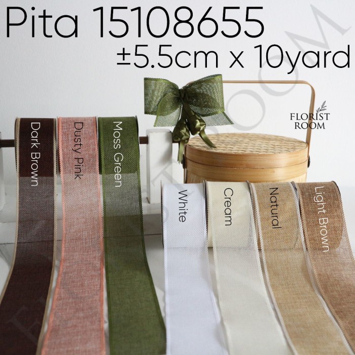 

Promo Pita 15108655 5.5Cm X 10 Yard - Ribbon - Goni