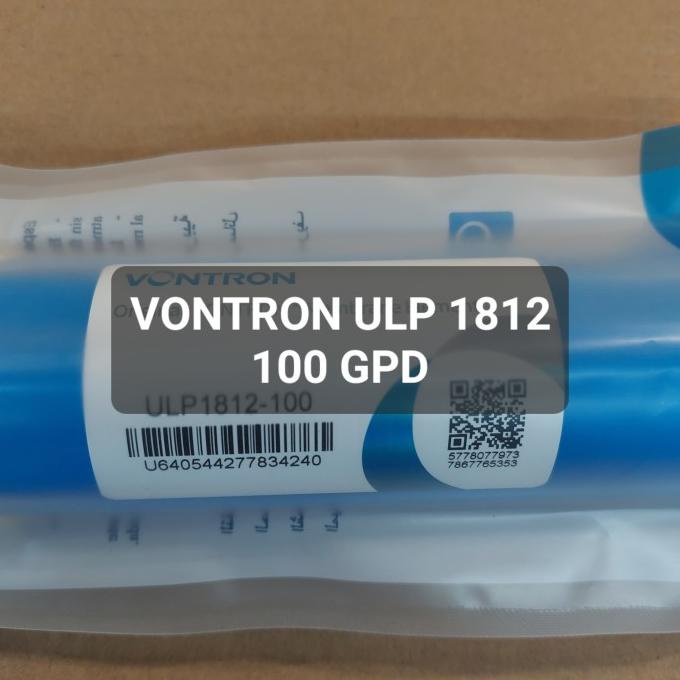 Membran Ro Vontron 100 Gpd / Vontron Ulp 1812- 100 Reverse Osmosis Ro