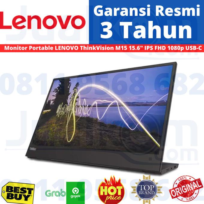 Monitor Portable Monitor Speaker 15.6" Lenovo Thinkvision M15 Ips Fhd  Dancersfrank