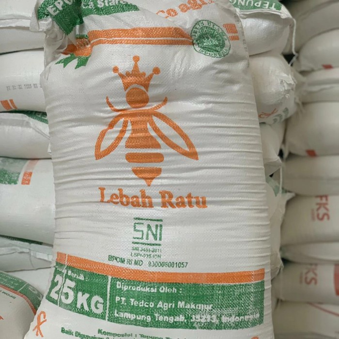 

Baru!! Tepung Tapioka Lebah Ratu 25kg