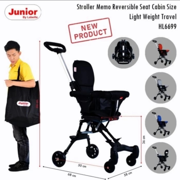 Promo Stroller Junior Kereta Dorong Bayi Stroler Anak Roda 3 Termurah