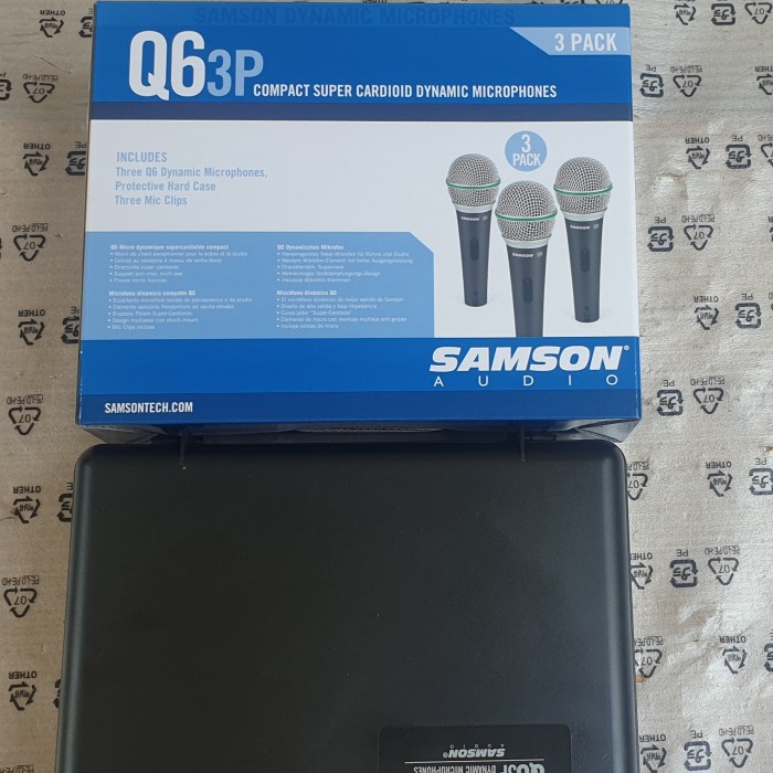 Microphone / Mic Samson Q6 3P isi 3 Mic Dynamic