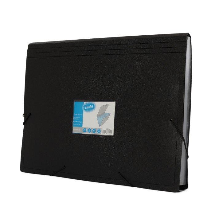 

Baru Bantex Expanding File A4 Black #3600 10 Ready Stock