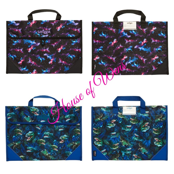 

Ready Smiggle Galaxy Book Bag Original - Tas Map Tas Buku Gambar New Original