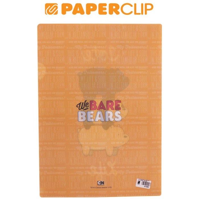 

Promo Map Plastik / File Holder / Clear Sleeves We Bare Bears Mry044 New Original