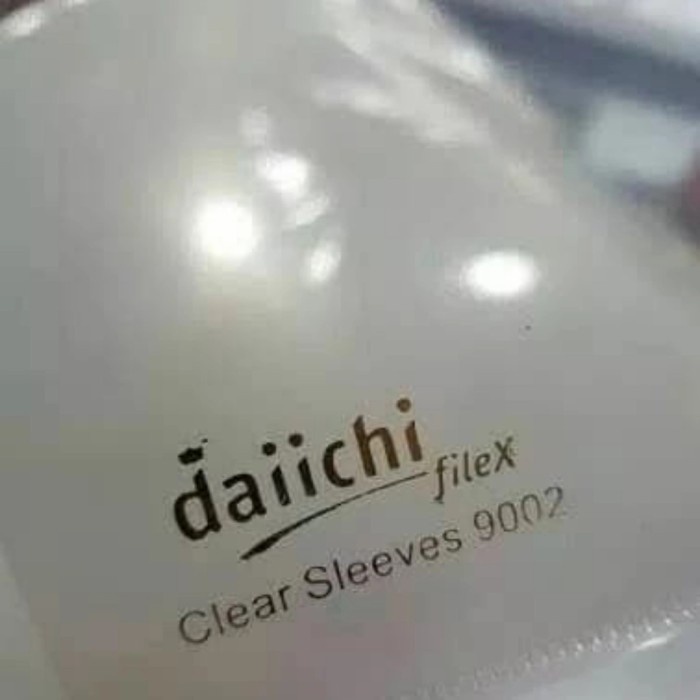 

Asli Clear Slevees 9002/Map L Daiichi Folio Ready Stock