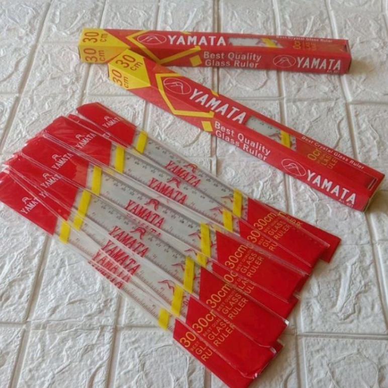 

penggaris mika 30cm perlengkapan sekolah penggaris kuat tebal