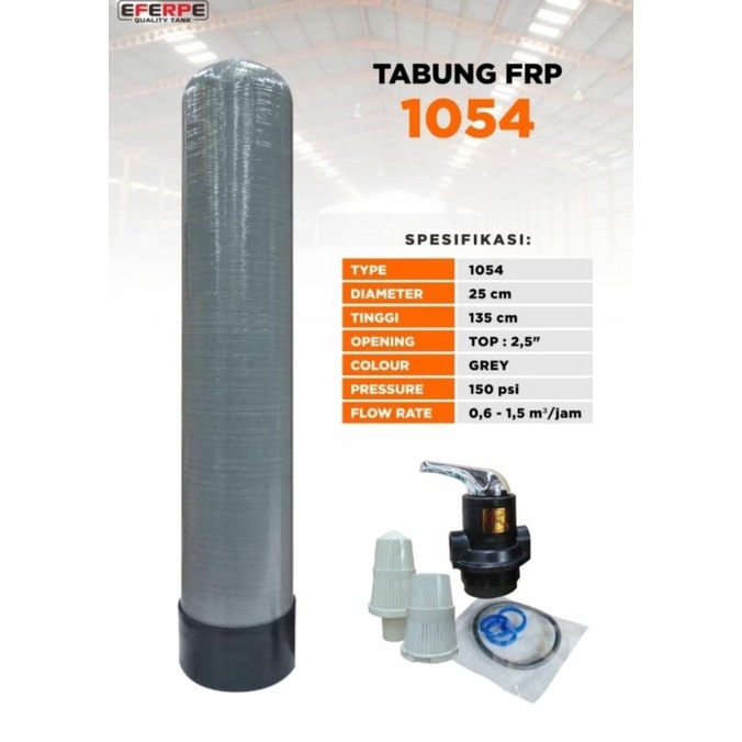 Tabung Media Filter Air 1054 / Tabung FRP 1054