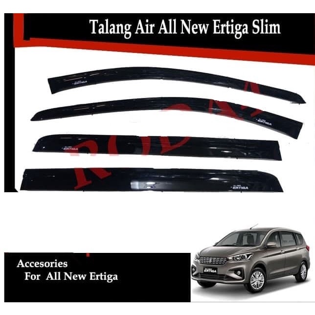 Talang Air - Side Visor Mobil All New Ertiga 2018 Model SLIM star
