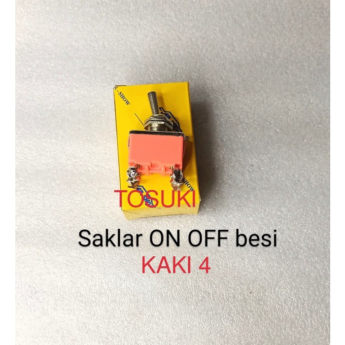 Toggle Switch 4 Kaki 15A ON-OFF 250VAC star