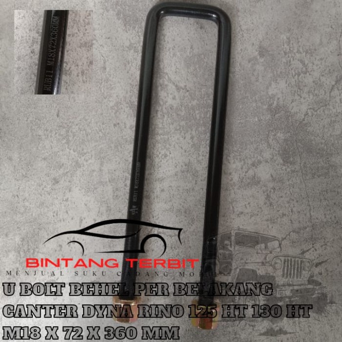 Cod U Bolt Behel Per Belakang Canter Dyna Rino 125Ht 130 Ht Kode Dit319
