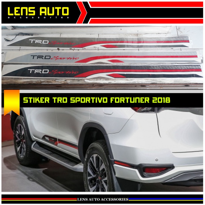 Stiker Trd All New Fortuner Stiker Trd fortuner 2016 termurah