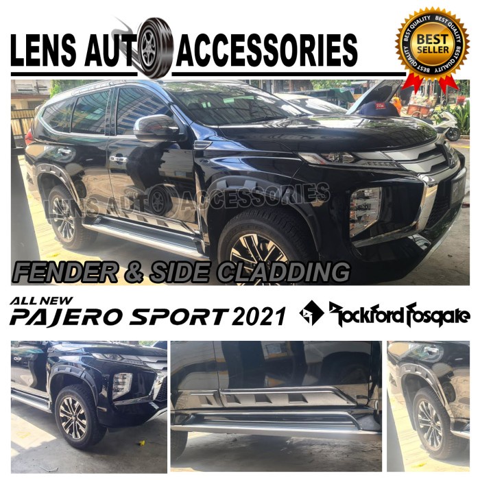 FENDER PAJERO ROCKFORD 2021 - FENDER DAN SIDE CLAADING PAJERO 2021 termurah